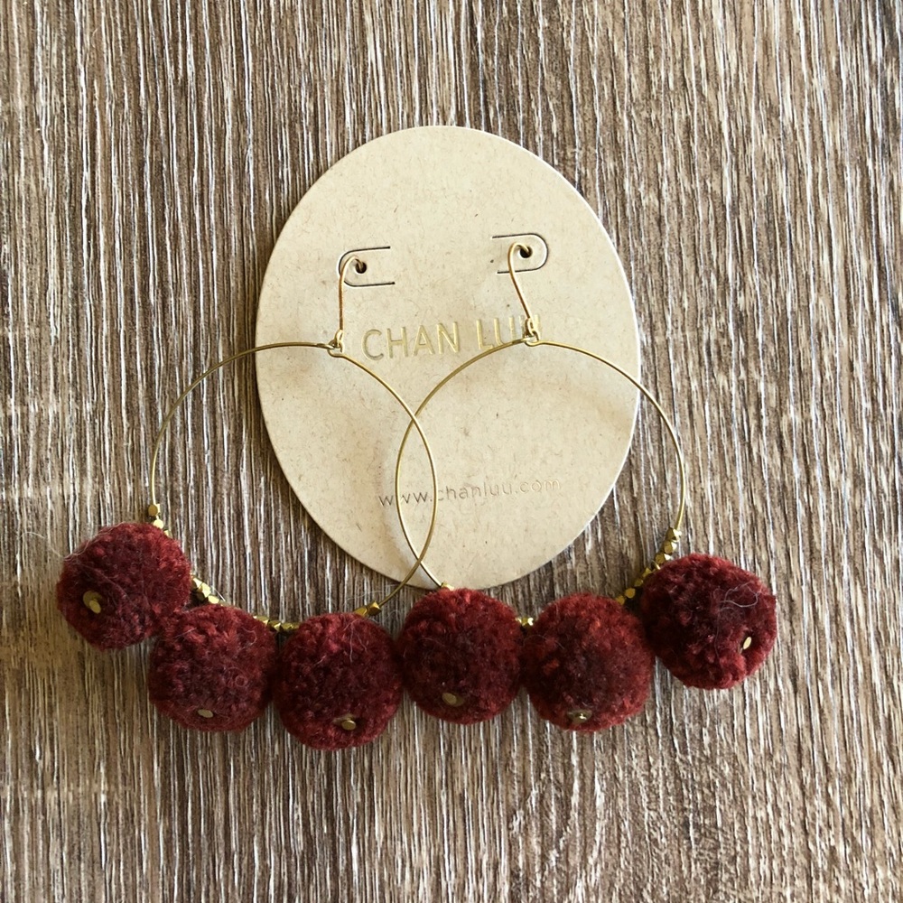 Chan Luu pom earrings